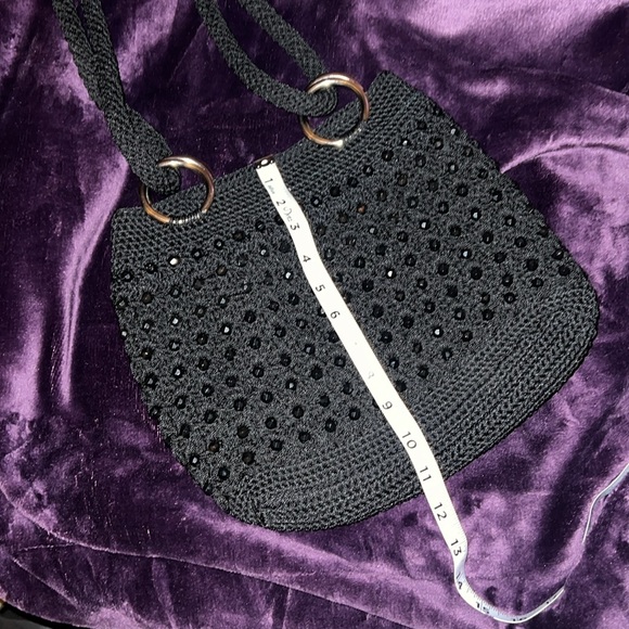 BEADED CROCHET VINTAGE BAG - Picture 7 of 11